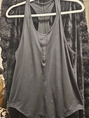 Everyday Black Racerback Tank — Lightweight Scoop Neck